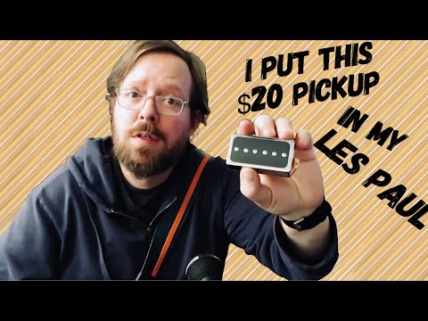 I put a Cheap P90 pickup in a Les Paul Studio Guitar