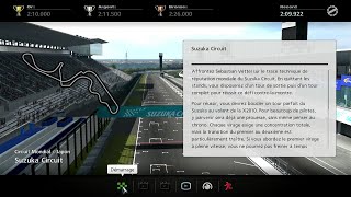 Gran Turismo 5  Défi X de Sebastian Vettel / Circuit de Suzuka / Or / Volant Logitech G29