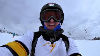 Snowboarding Beech Mountain, North Carolina - Jumps, Falls, Fails, and Fun!