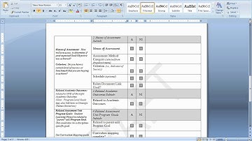 Entering Assessment Plans Into TracDat
