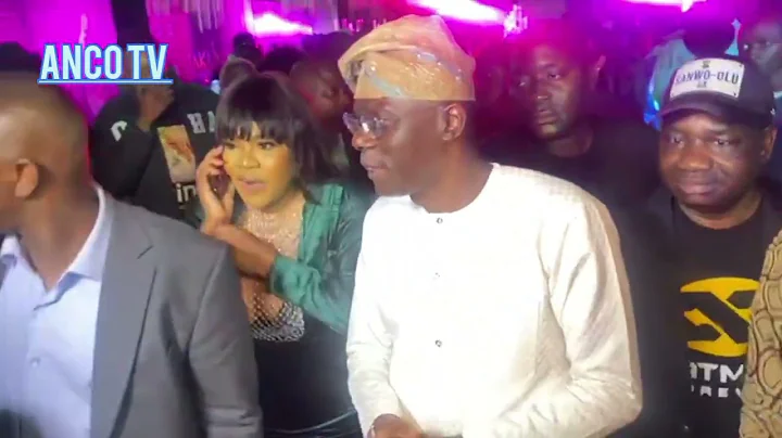 SEE TOYIN ABRAHAM'S REACTION AS GOV SANWO OLU SURPRISES HER AT IJAKUMO MOVIE PREMIERE