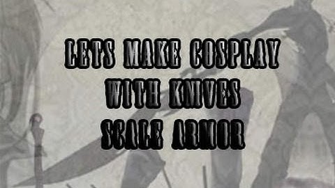 Lets make a custom set of  scale armor 14: more whip back  pattering with wonderflex