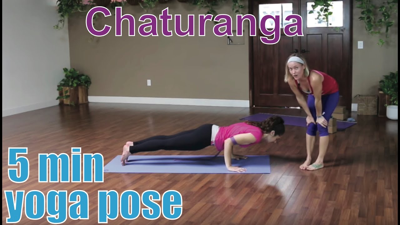 How to do Chaturanga Dandasana  Tutorial with Briohny Smyth 