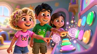 Magic Buttons Song | Fun Counting and Learning Song for Kids | Nursery Rhymes & Songs for Children