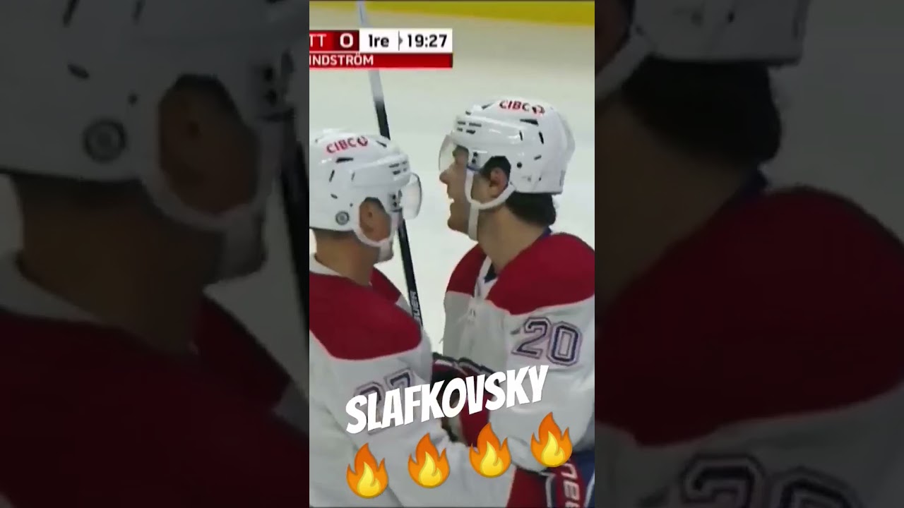 Juraj Slafkovsky shootout goal : r/Habs