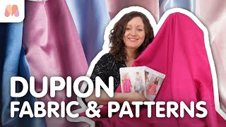 Fabric Masterclass | Dupion | Fabric & Patterns Fabric Masterclass Dupion Shantung Fabrics Patterns