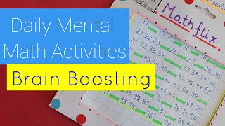 Full Daily Mental Math| Multiplication Daily Activities| Math Activities Update