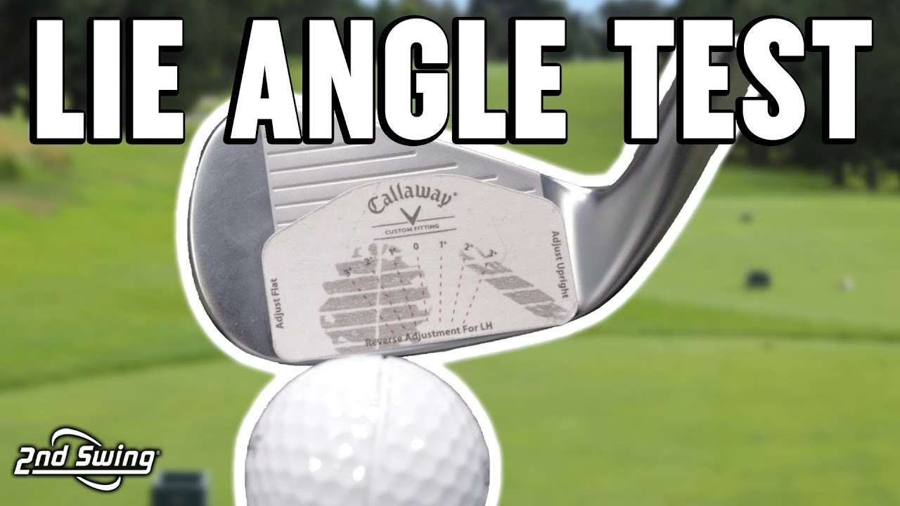 Unexpected Golf Lie Angle Test For Irons Using Static Measurements For An Inconsistent Swing