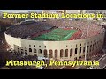 Former Stadium Locations in Pittsburgh, Pennsylvania