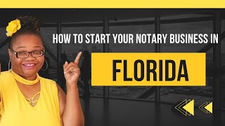 How to start Notary Business in Florida ,  General Notary Work. Notary training in Florida