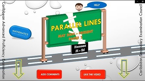 Maths CSEC Parallel Lines PPQs May 2009 to 2022