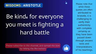 89   Words of Wisdom ( Aristotle )