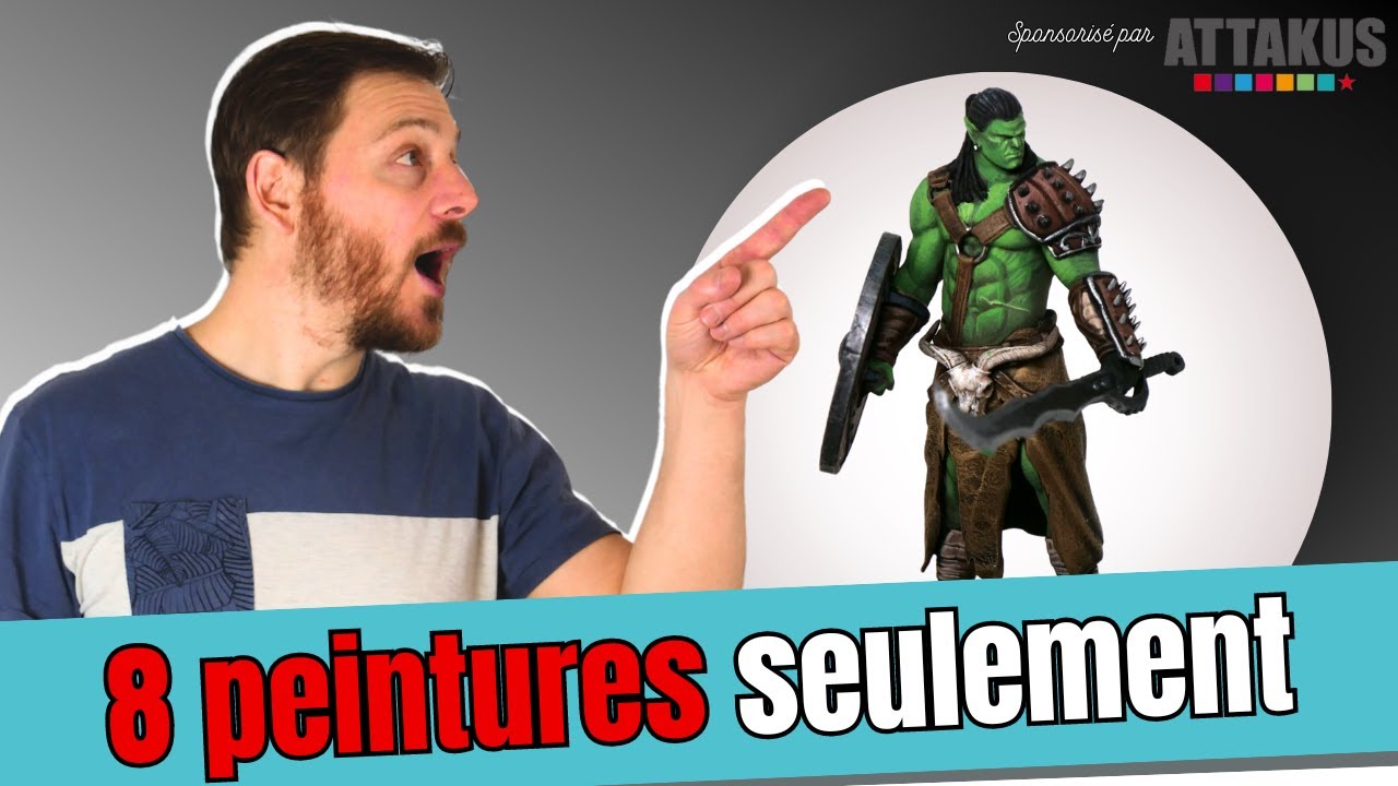 Débuter la figurine d'expo avec seulement 8 pots de peinture ? - apprendre la peinture sur figurine