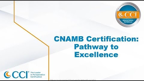 2025 CNAMB Certification & Recertification Guide