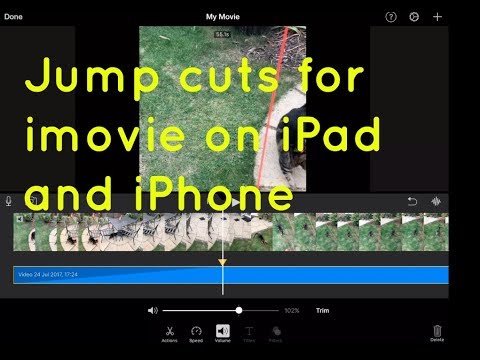 Jump cuts and splitting clips in iMovie iPad & iPhone