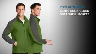 Port Authority J718 and L718 Active Colorblock Soft Shell Jacket screenshot 4