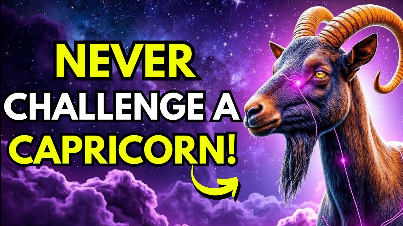 12 REASONS WHY YOU SHOULD NOT CHALLENGE A CAPRICORN! ♑🐐 OR YOU WILL REGRET IT FOREVER 🔥