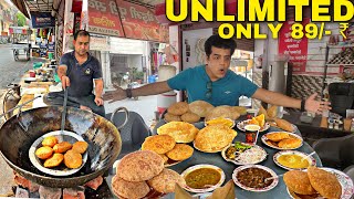 मच गई लूट। Unlimited 10 items only 89/- ₹ । अब दबा के खाओ। Ghaziabad।  street Food India