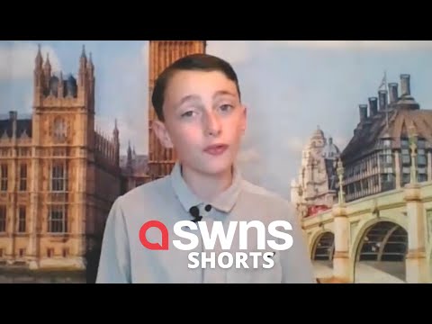 Meet the world's youngest TV news presenter | SWNS #shorts