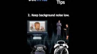 Docwrite For The Iphone - Dictation Tips