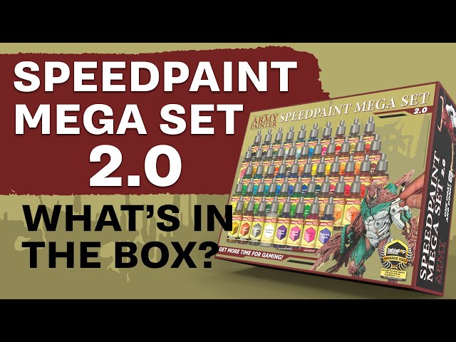 Speedpaint Mega Set 2.0  What's in the Box? 