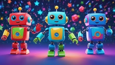 Six Toy Robots Count to Ten | Counting Song for Kids | Fun Robot Rhyme
