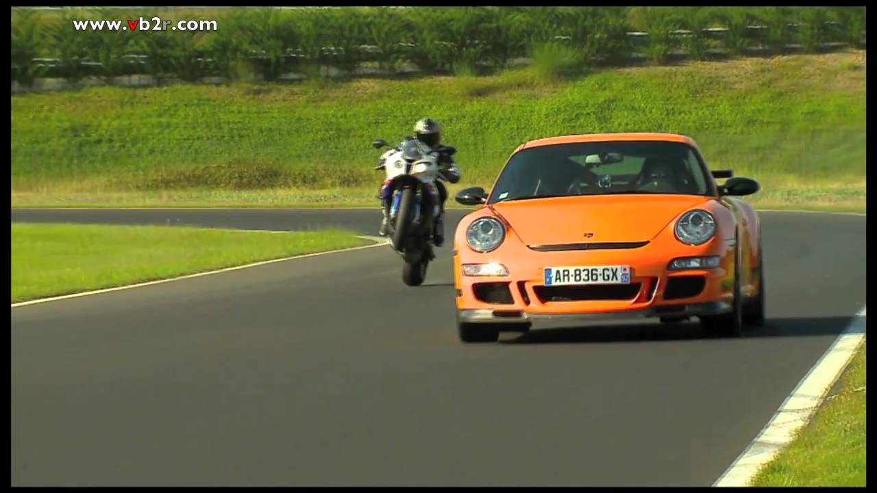 Drift slide & fun session V2 997 GT3 RS Vs S1000RR  n°000 (à block :-) www.vb2r.com )