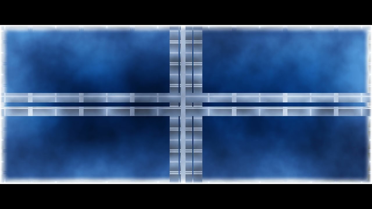 Widescreen Background - Parchment Plaid - Blue and White - Ultra HD