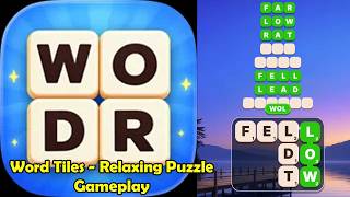 Word Tiles - Relaxing Puzzle Game Gameplay screenshot 1