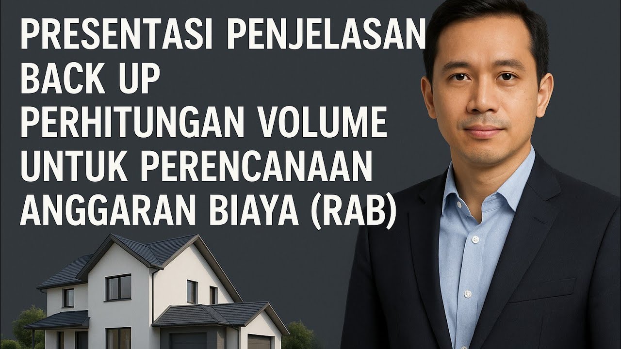 PRESENTASI PENJELASAN BACK UP PERHITUNGAN VOLUME UNTUK PERENCANAAN ...