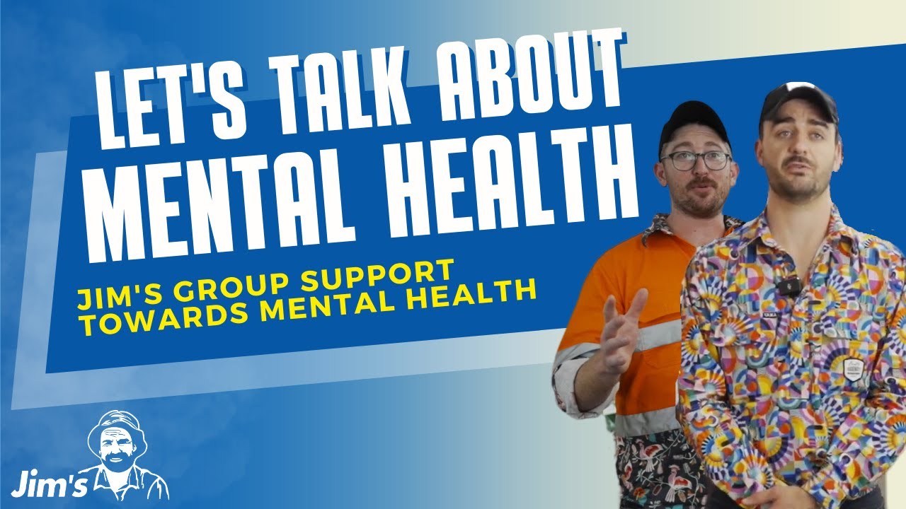 What does Jim's Group provide franchisees to support with mental health?