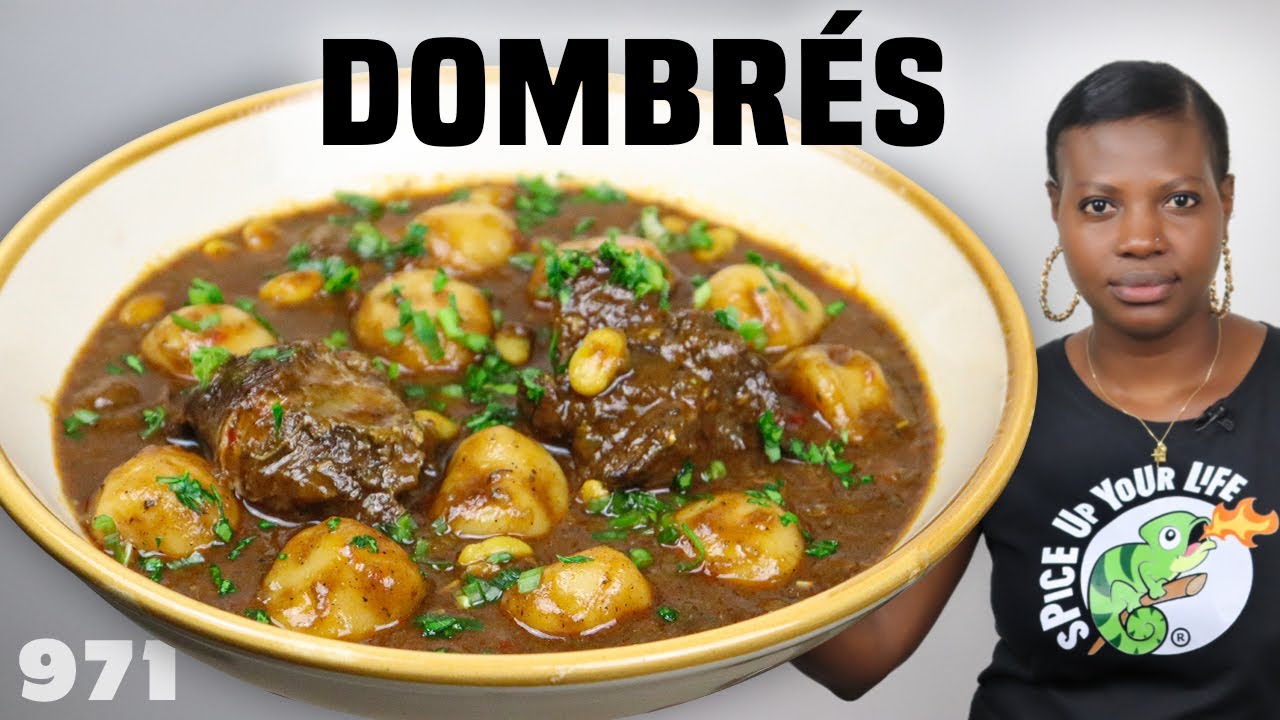 DOMBRÉS à la Viande et aux Haricots 🇬🇵 (Cuisine ANTILLAISE) GUADELOUPE 971 - Créole