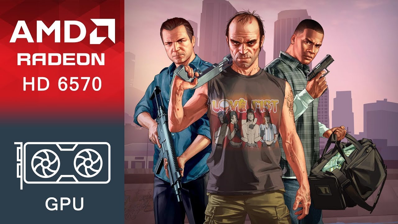 Grand Theft Auto 5 Gameplay Radeon HD 6570