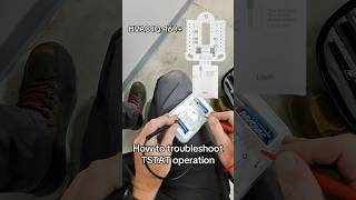 Thermostat Troubleshooting. #hvac #hvaclife #hvactech