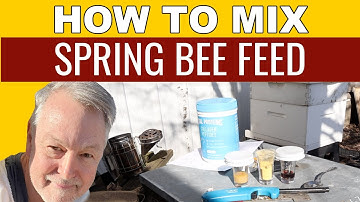 Beekeeping Mixture For Feeding Honey Bees In The Spring