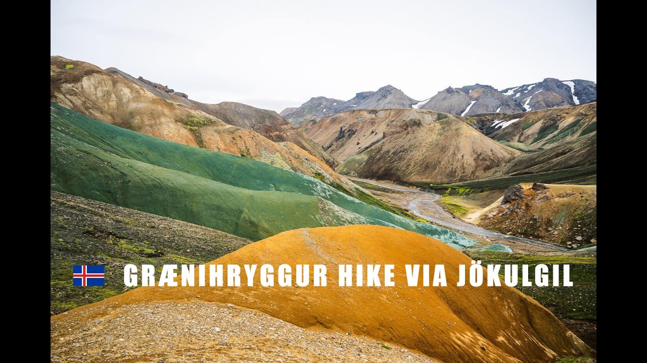 Hiking in Iceland EP 24: Grænihryggur Hike Via Jökulgil — Graen — video poster