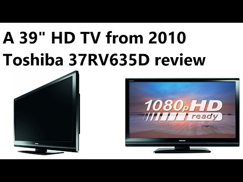 A 39" HD TV from 2010 - Toshiba 37RV635D review