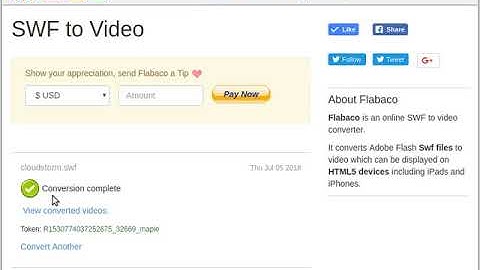 Flabaco - Convert flash to HTML5 video