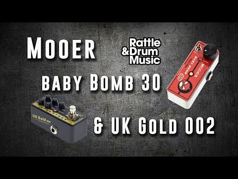 Mooer Pedals Quick Demo - Baby Bomb 30 and UK Gold 002