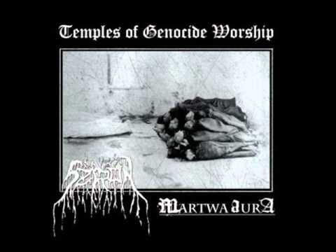 Szron — Szron / Martwa Aura   Temples of Genocide Worship [full split]