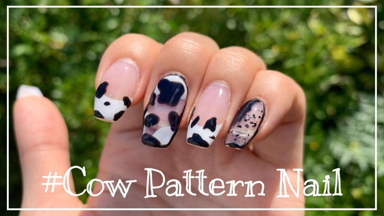 【セルフネイル】牛柄ネイル🐄💅 YouTube