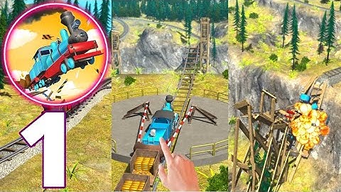 Slingshot Train - Gameplay Walkthrough Part 1 - Tutorial (iOS, Android)