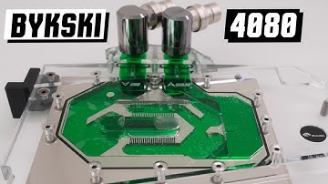 Bykski RTX 4080 ASUS TUF Water Block Installation & Testing