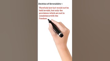 Doctrine of Severability,#youtubeshorts #shorts https://youtu.be/04Cx7kNtHvU