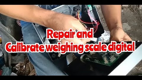 Repair and Calibrate floor scale ⚖️