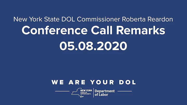 Statement by NYS DOL Commissioner Roberta Reardon ...