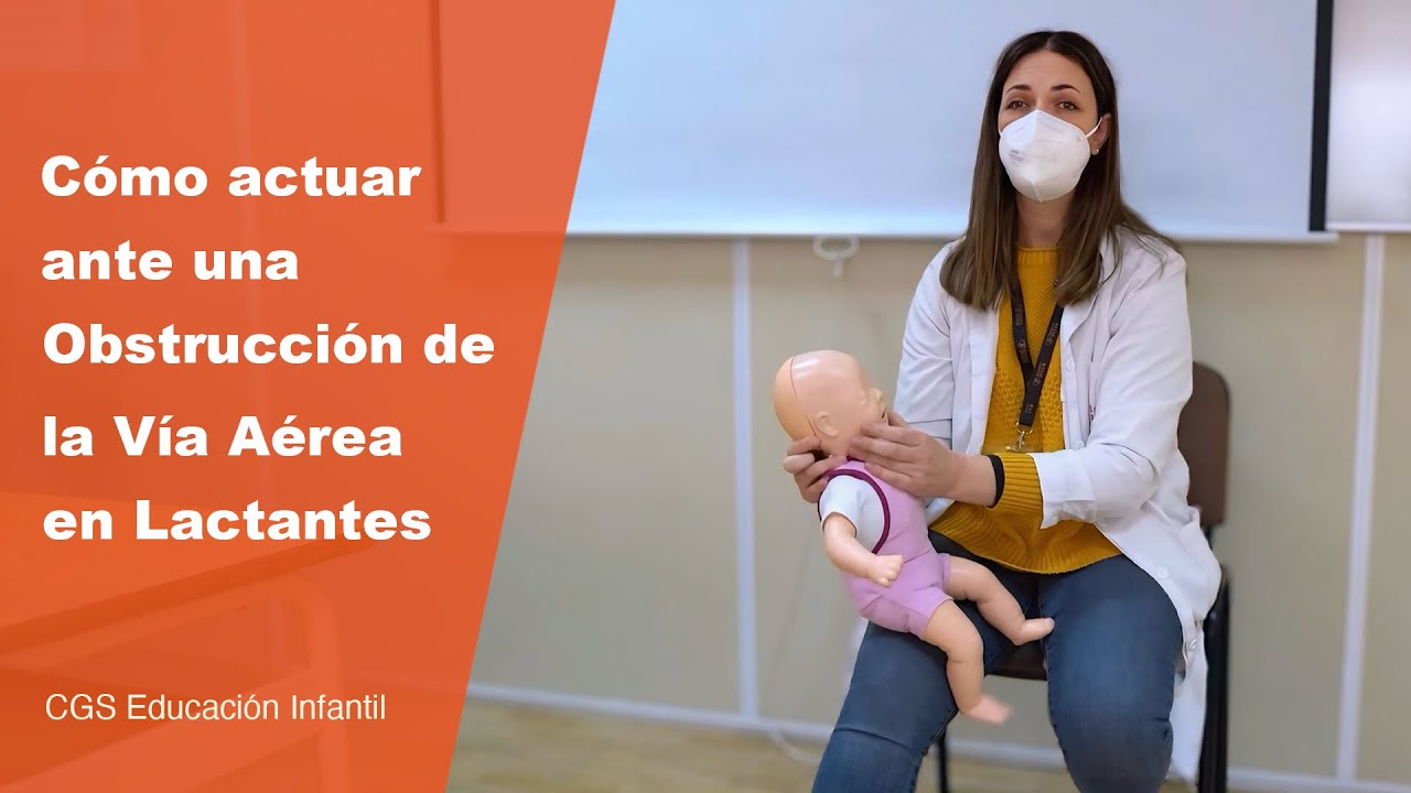 Cómo actuar ante una obstrucción de la vía aérea en lactantes y niños