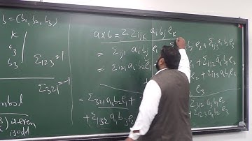 Lecture 19 (Part 2): Cross product through Levi-Civita Symbol; Proof of Div(Curl F)=0 tensorially