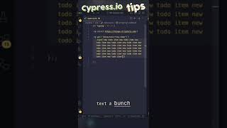 Cypress Type Command: Slow Down or Speed Up Typing #shorts