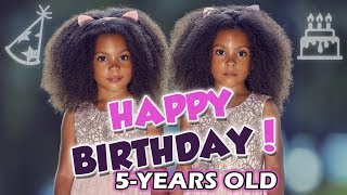 HAPPY BIRTHDAY MCCLURE TWINS! AVA & ALEXIS ARE 5!